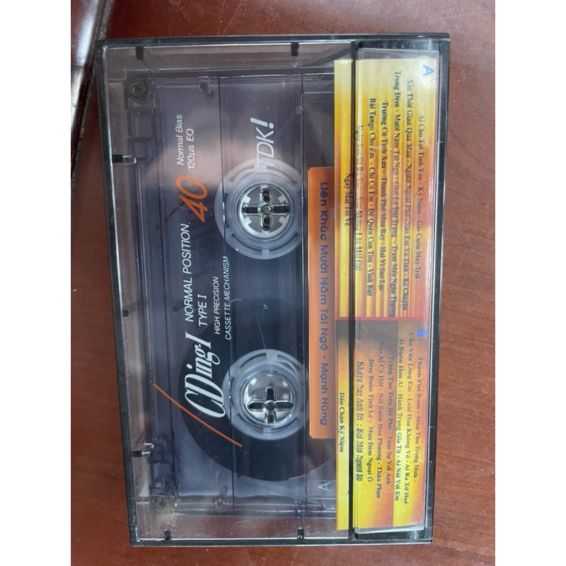 Băng Cassette Liên Khúc Mạnh Hùng 10 Năm Tái Ngộ