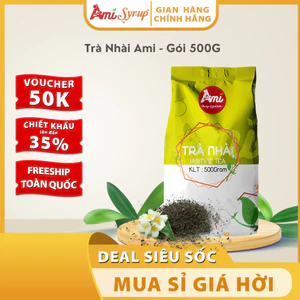 Trà Nhài Ami Jasmine Tea Gói 500g - Lý Tưởng Cho Pha Trà Chanh, Trà Trái Cây, Trà Sữa