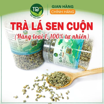 [01 kg] Trà lá sen non cuộn (lá sen vo viên), giúp thanh nhiệt, giảm cân, giảm stress, ngủ ngon, ổn định đường huyết