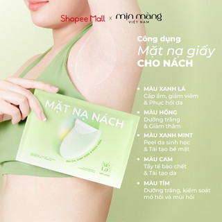 Mặt Nạ Nách Dạng Giấy Giảm Thâm, Tẩy Tế Bào Chết Mịn Màng, Giảm Mùi Hôi, Mồ Hôi, Làm Dịu Da Sau Tẩy