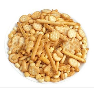 Bánh quy bơ mix 4 loại bánh quy siêu ngon: bánh quy đồng tiền, quy hạt ngọc, quy đũa, quy cá,giòn,thơm mùi bơ sữa