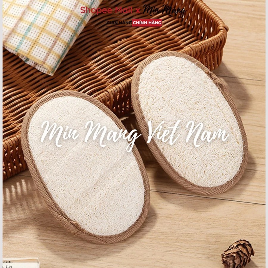 Bông Tắm Xơ Mướp Tẩy Tế Bào Da Chết, Siêu Sạch, Mịn Màng Từ Trái Mướp Vườn Tự Nhiên Thân Thiện | BigBuy360 - bigbuy360.vn