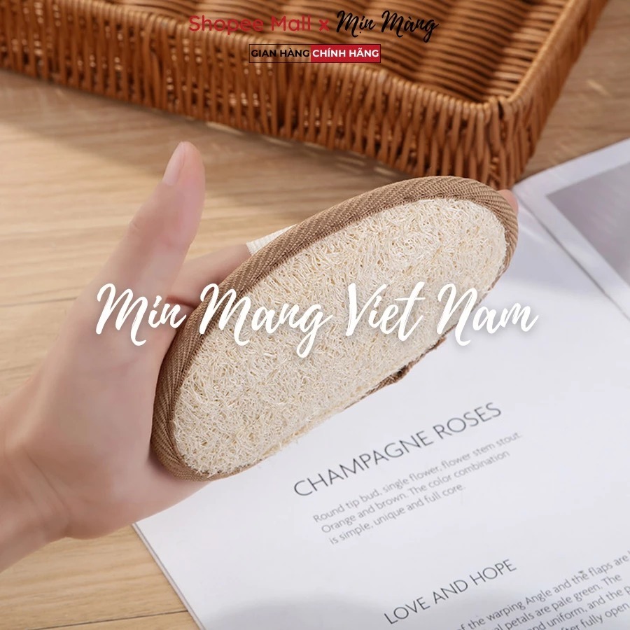 Bông Tắm Xơ Mướp Tẩy Tế Bào Da Chết, Siêu Sạch, Mịn Màng Từ Trái Mướp Vườn Tự Nhiên Thân Thiện | BigBuy360 - bigbuy360.vn