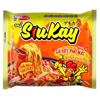 Combo 5 Gói Mì Siukay Acecook Gà Cay Phô Mai 129G