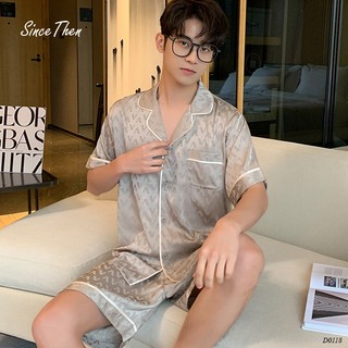 Đồ ngủ nam cao cấp set 3 món cực chất, bộ ngủ lụa cho nam (Kèm ảnh cận vải)