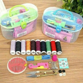 Bộ Kim Chỉ May Vá Đa Năng - Hộp Đựng Kim Chỉ Giá Rẻ Dễ Dàng Sử Dụng - HỘP KIM CHỈ DÙNG MAY VÁ TẠI NHÀ VÀ DU LỊCH