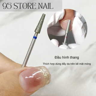 Đầu mài nail kim loại - đầu mài Nga màu bạc giúp loại bỏ lớp da chết