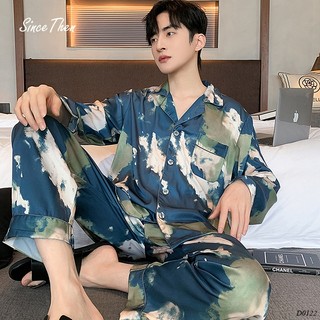 Bộ đồ ngủ nam giới dài tay cao cấp, bộ đồ ngủ nam đẹp (Kèm ảnh cận vải) - Since Then