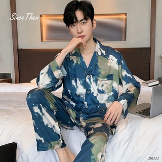 Bộ đồ ngủ nam giới dài tay cao cấp, bộ đồ ngủ nam đẹp (Kèm ảnh cận vải) - Since Then