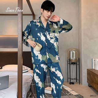 Bộ đồ ngủ nam giới dài tay cao cấp, bộ đồ ngủ nam đẹp (Kèm ảnh cận vải) - Since Then
