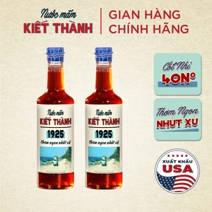 COMBO 2 CHAI Nước mắm Kiết Thành Thơm Ngon Nhứt Xứ 500ml Cốt Nhỉ 40N Nguyên Chất Nước Mắm Tĩn