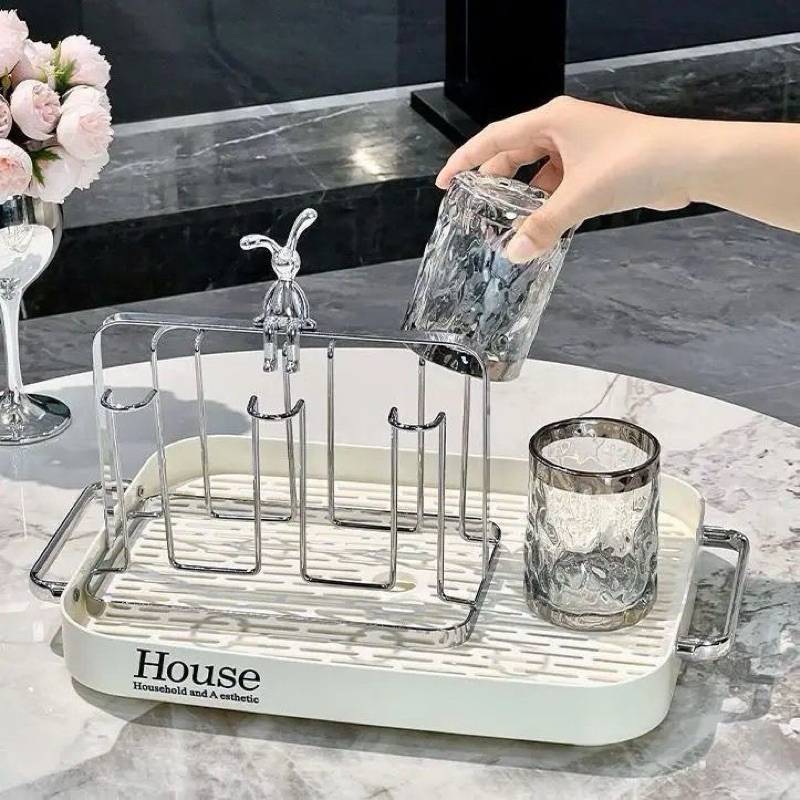 Khay đựng cốc inox