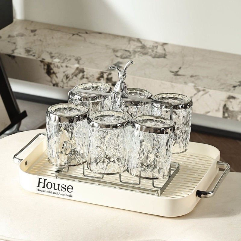 Khay đựng cốc inox