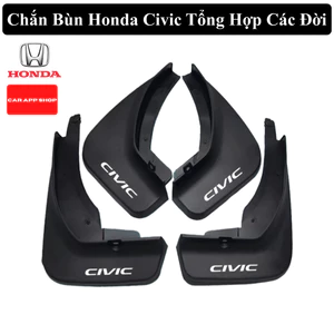 Chắn Bùn Honda Civic Hàng Loại Dày Tặng Kèm Ốc