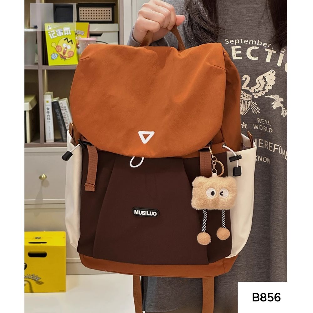 Balo di học unisex phong cách Ulzzang cho học sinh các cấp mang đi học , đi chơi B856 gagastore
