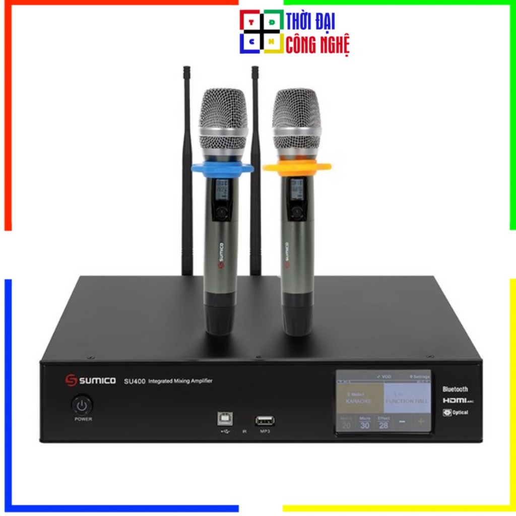 Ampli Karaoke Kỹ Thuật Số Sumico SU400 chính hãng. Bảo hành 12 tháng, 1 ...