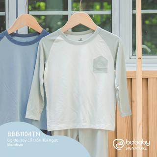 Bubaby BBB1104TN Bộ dài tay sợi tre cao cấp cho bé trai và bé gái