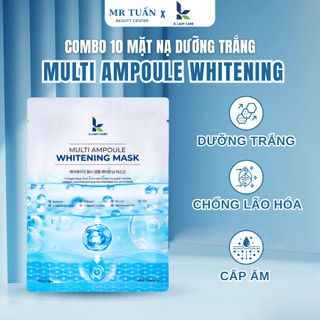 Combo 10 Miếng Mặt Nạ Dưỡng Trắng Multi Ampoule Whitening Mask K Lady Care 25ml – Phục Hồi & Cấp Ẩm Sâu Cho Mọi Loại Da