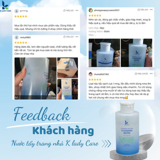 Nước Tẩy Trang Dịu Nhẹ, Sạch Sâu Hyaluronic Soothing Cleansing Water K Lady Care 500ml