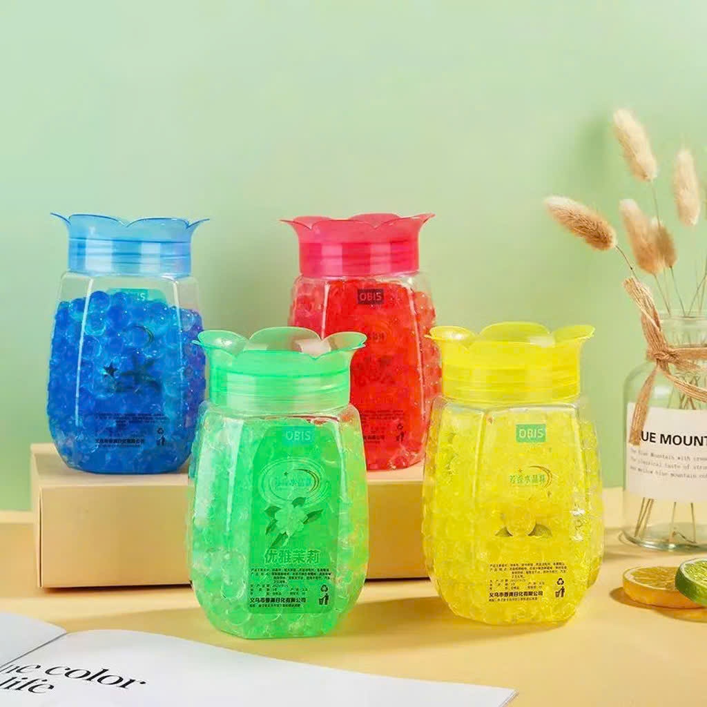 Sáp Thơm Khử Mùi Tủ Quần Áo Nhà Vệ Sinh Tiện Dụng,Lọ Sáp Tinh Thể Chống Ẩm Mùi Hôi Phòng - HỘP SÁP VIÊN TINH THỂ TRÒN