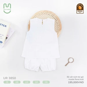 Bộ Ba Lỗ, Sát Nách Bé Gái Ualarogo Chất Vải Modal Floral Knit Mềm Mại UR3850 UR3863