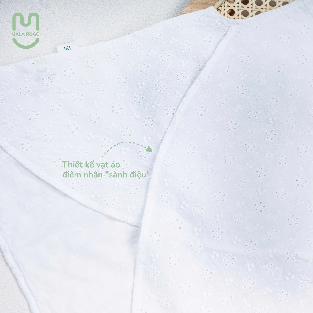 (11-25kg) Bộ Ba Lỗ, Sát Nách Bé Gái Ualarogo Chất Vải Modal Floral Knit Mềm Mại UR3850 UR3863