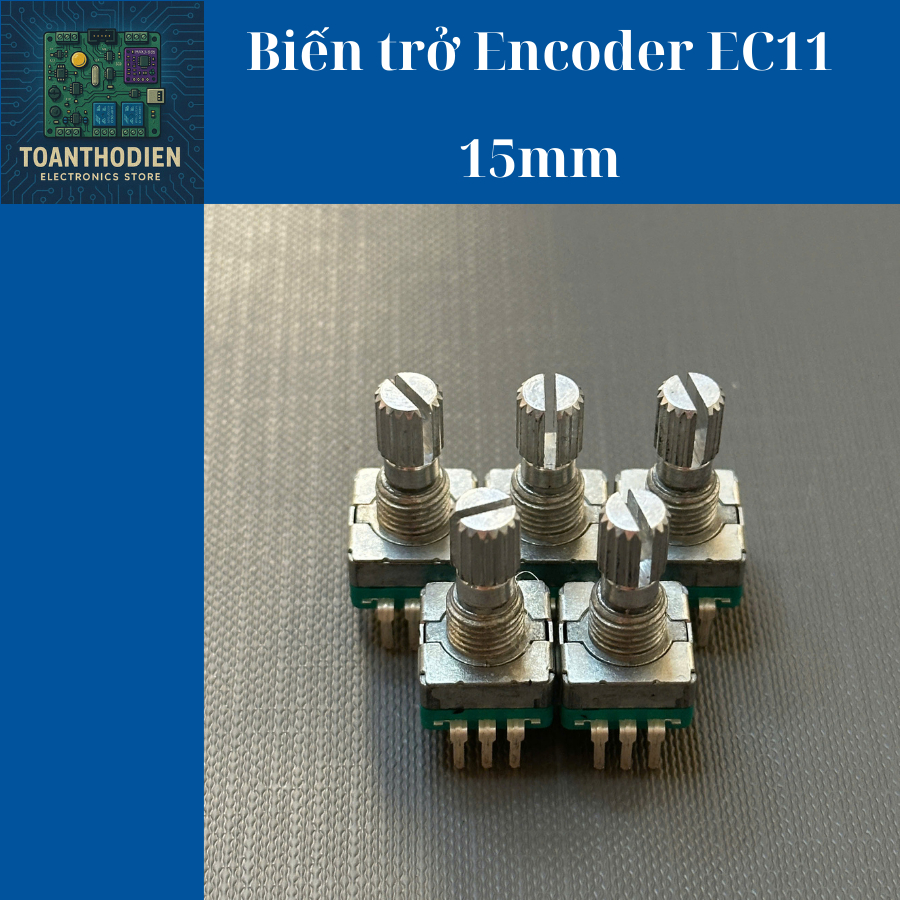 Biến trở Encoder EC11 15mm toanthodienshop | Shopee Việt Nam