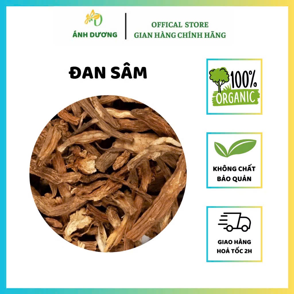 1Kg Đan Sâm, Đơn Sâm Lát Sấy Khô Thượng Hạng
