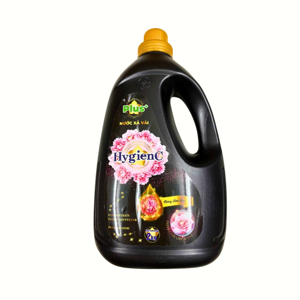 Nước Xả Dưỡng Vải Đậm Đặc HYGIENC PLUS 2.0 Kg/Can - Hương Nước Hoa Cao Cấp, Lưu Hương 12 Tuần