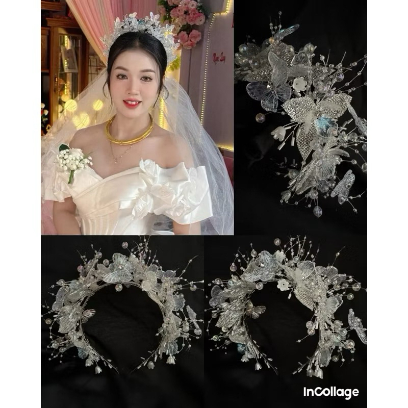 🔥🔥🔥Bờm tóc cô dâu mẫu mới xinh-CN115|PHUKIENCUOIYENLINH