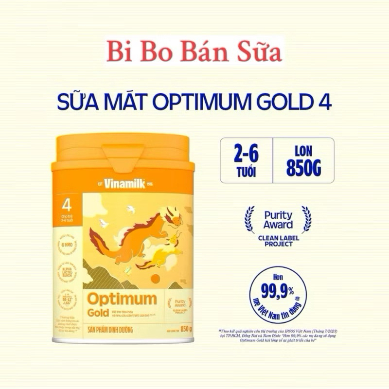 [ĐỦ SỐ] Sữa Bột Optimum Gold Số[1/2/3/4] Dinh Dưỡng Phát Triển Toàn Diện