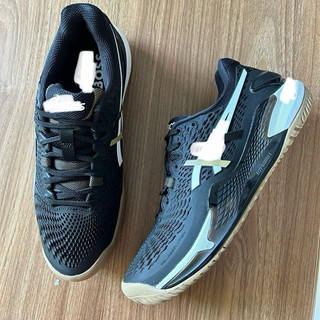 Giày thể thao chơi tenis pickleball bigsize nam nữ cổ thấp mùa hè 2025 As_ic màu đen êm nhẹ , sneaker thời trang cao cấp