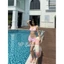 Bikini 2 mảnh áo tắm ,áo tam giác quần đùi ôm mông (hình shop chụp)