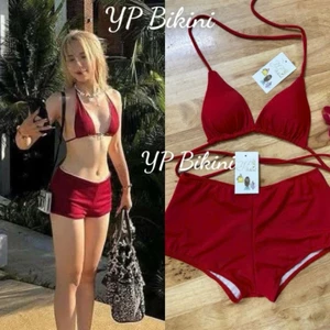 Bikini 2 mảnh áo tắm ,áo tam giác quần đùi ôm mông (hình shop chụp)