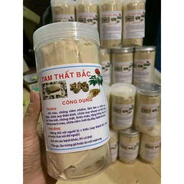 [NHÀ TỰ LÀM] 500Gr Bột tam thất Bắc nguyên chất cực thơm,mới nhất(nghiền làm đúng lương tâm)