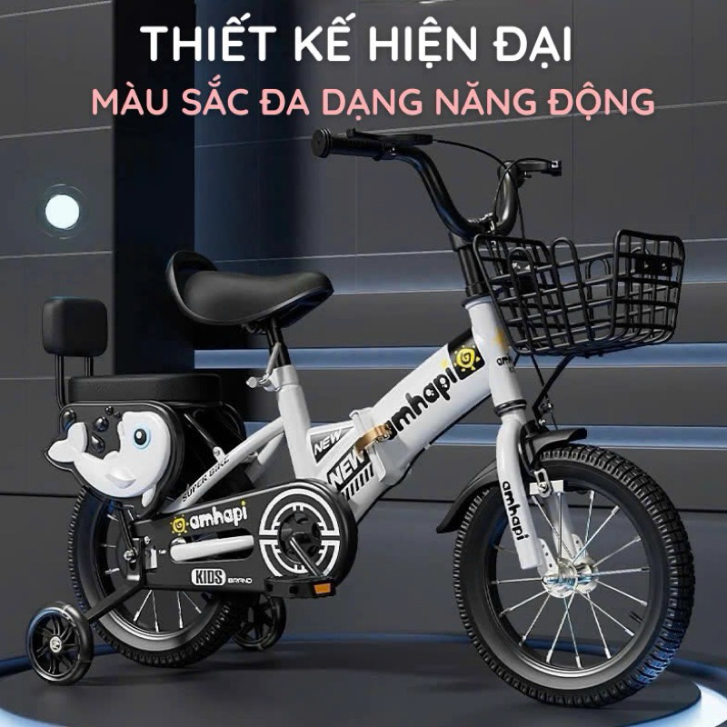 Xe đạp cho bé - Xe đạp trẻ em gấp gọn chính hãng AHAPI cao cấp từ 2 đến 13 tuổi