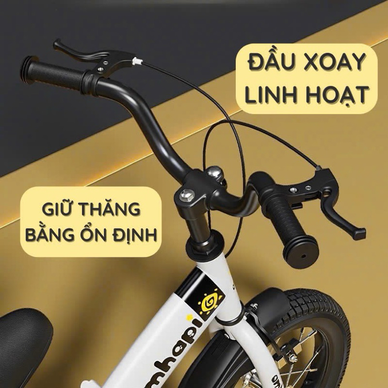 Xe đạp cho bé - Xe đạp trẻ em gấp gọn chính hãng AHAPI cao cấp từ 2 đến 13 tuổi