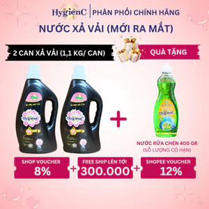 Nước Xả Vải HYGIENC PLUS 1,1 Kg/ Can Đậm Đặc Hương Nước Hoa - Lưu Hương Tới 7 Ngày, Làm Mềm Vải