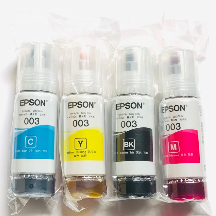 Mực đổ máy in Epson 003 bộ 4 màu 003