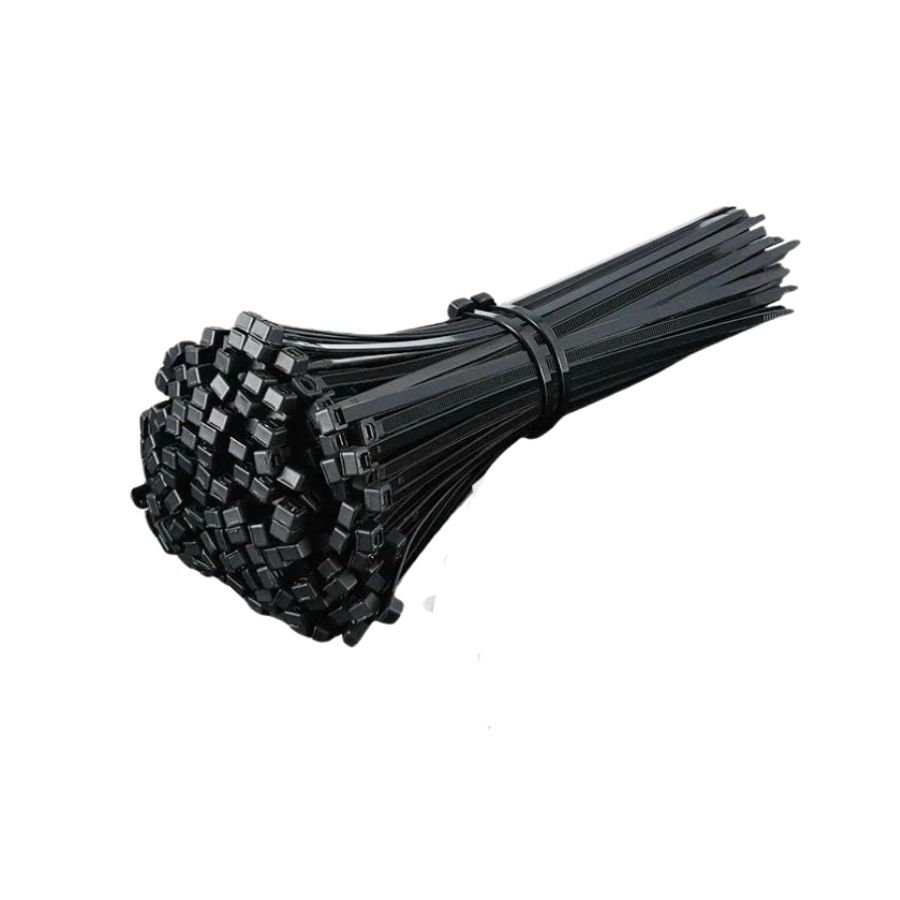 Dây rút nhựa dây thít nhựa dài 50cm bản 10 ly - Bịch 70 sợi màu Trắng và đen