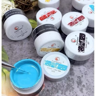 Set gel vẽ Fengshangmei 12 màu chính hãng - Gel vẽ nổi chất đậm đặc 12 màu chuyên dụng