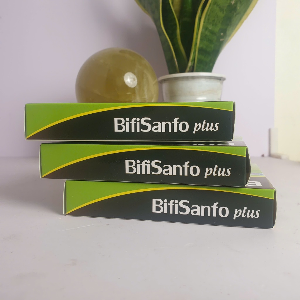 [COMBO 3 HỘP BifiSanfo plus 12 gói ] hỗ trợ giảm nhanh triệu chứng viêm đại tràng, HCRKT