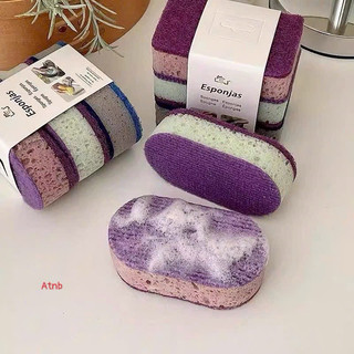 Set 3 miếng bọt biển cọ rửa chén bát xoong nồi
