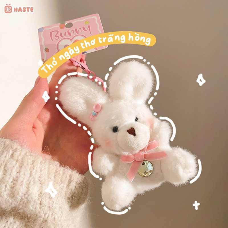 Móc Khoá Nhồi Bông Gấu Thú Bông Teddy Mr Bean Gấu Thỏ Puppy Tổng Hợp Siêu Mềm Mịn Siêu Dễ Thương