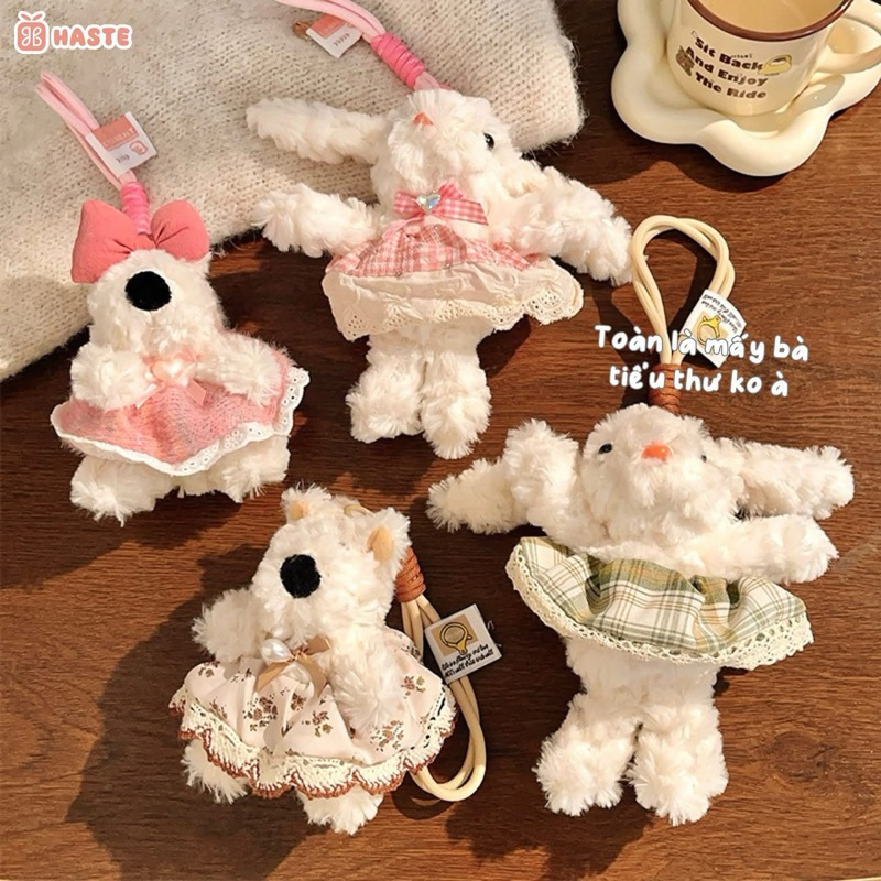Móc Khoá Nhồi Bông Gấu Thú Bông Teddy Mr Bean Gấu Thỏ Puppy Tổng Hợp Siêu Mềm Mịn Siêu Dễ Thương