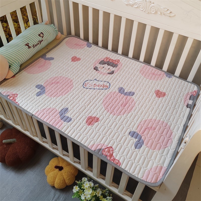 Miếng Lót Chống Thấm Điều Hòa (họa tiết ngẫu nhiên)  50x70cm Trần Bông An Toàn Không Kích Ứng Da saubabi