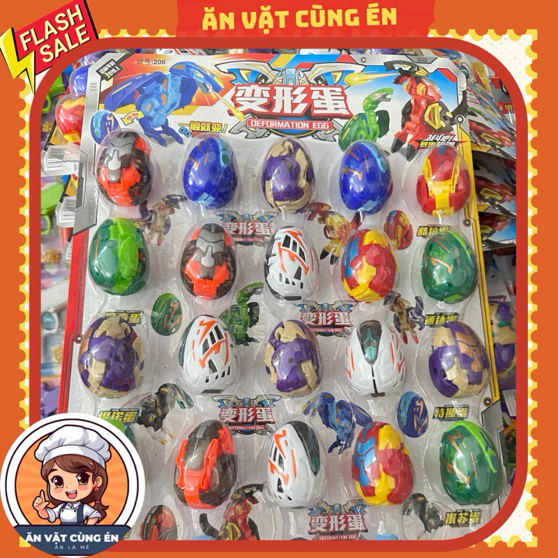 Sỉ vỉ 25 quả trứng Đồ chơi trứng khủng long quái vật rô bốt biến hình ...