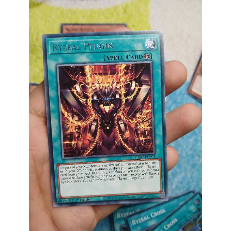 [Yugioh Biên Hòa Store] 1 lá thẻ bài Ryzeal Plugin - CRBR-EN008 - Rare ...
