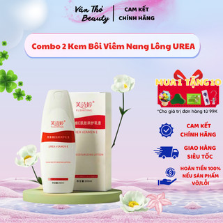 Combo 2 Kem Bôi Viêm Nang Lông UREA 200ml, Kem Bôi Da UREA hỗ trợ đào thải bít tắc lỗ chân lông, làm sạch sâu, cấp ẩm