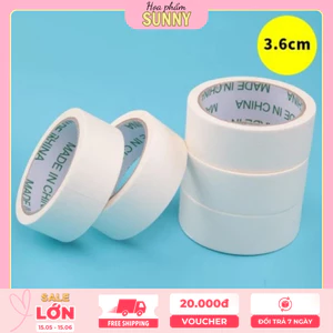 Cuộn Băng Dính Giấy Chặn Màu Nước, Màu Acrylic, Sơn Bản – 1.2Cm/2.4Cm, Loại Cuộn Dày